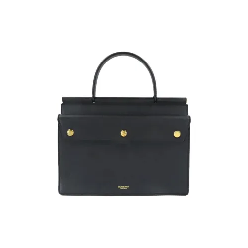 Burberry Телячья кожа Сумка через плечо Сумка Маленькая Женская Черная