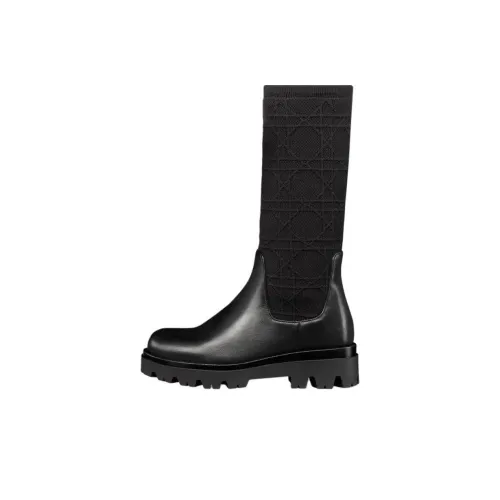 DIOR Высокие детские ботинки черного цвета для малышей