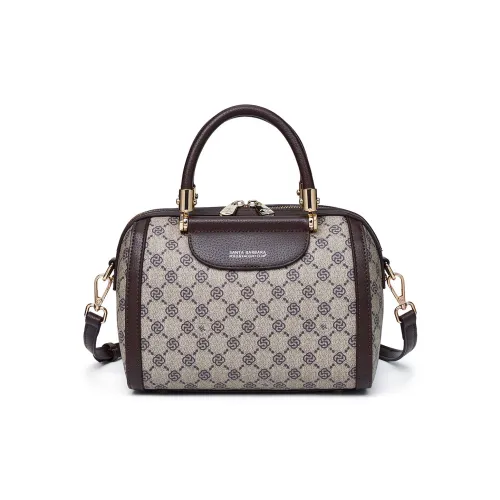 SANTA BARBARA POLO RACQUET CLUB Сумка из ПВХ Бостон Сумка через плечо Женская Серый