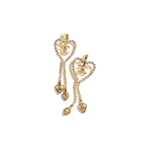 CHANEL Металлические серьги Clip ON для женщин