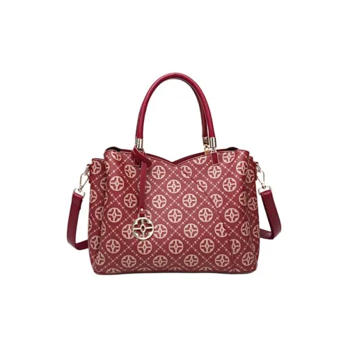 PAYOT Microfiber Synthetic Leather Wedding Bag One Shoulder Portable Crossbody Bag Regular Women's Burgundy