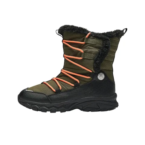 Antakids Детские утепленные сапоги High Top Обожженный чай Зеленый/Черный Школьный возраст