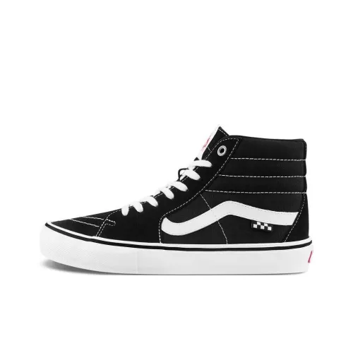 Vans Sk8 Hi Скейтборд Кроссовки Высокий Верх Черный Унисекс