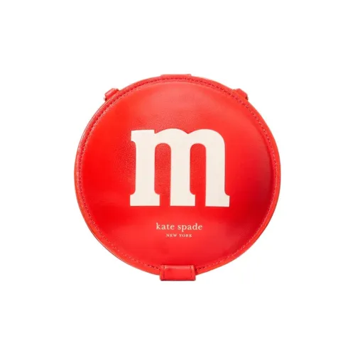 Kate Spade M M's Коллаборация Коровья кожа Сумка через плечо Стандартная Женская Красная