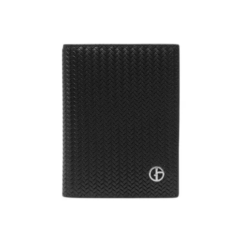 AMANI Телячья кожа Держатель для паспорта Мужской Черный