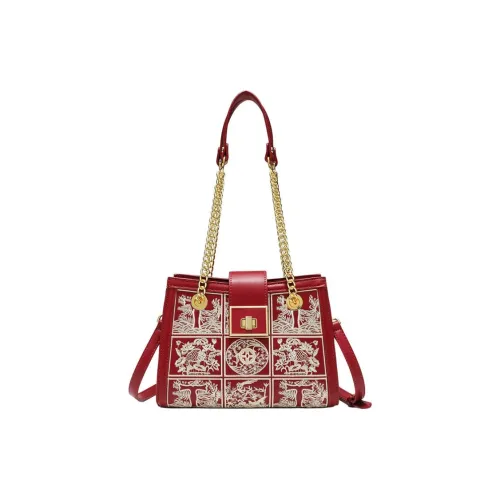 PAYOT Microfiber Synthetic Leather Wedding Tote Shoulder Bag Crossbody Regular Women's Burgundy