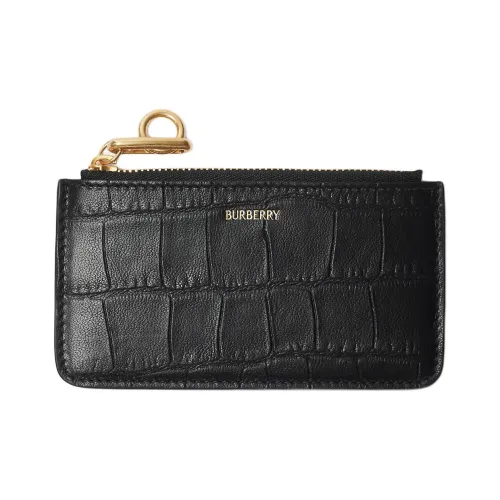 Burberry Футляр Для Карт Rocking Horse На Молнии​ Застежка-молния Пять Отделений Для Карт Вручную Прокрашенные Края