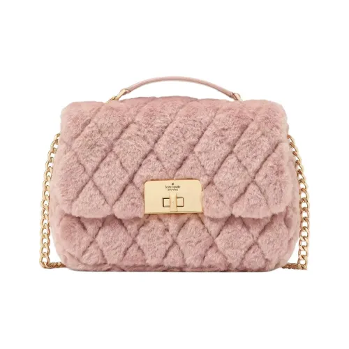Kate Spade Искусственный мех Сумка Сумка через плечо Сумка через плечо Маленькая Женская Розовая