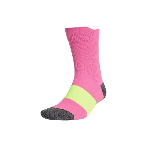 Adidas Носки Crew Унисекс 1 упаковка Розовый Черный Желтый