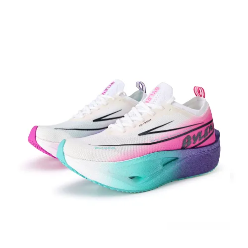 BYLEN Амортизация устойчивость к истиранию поддержка низкий топ беговые кроссовки унисекс панк фиолетовый синий фиолетовый