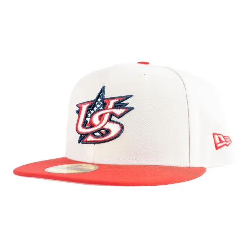 New Era Полиэстер Кепки Унисекс Серый Красный