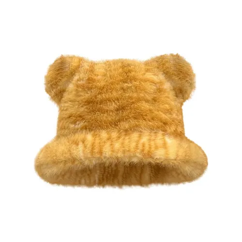 PISHUSHU Полиэстер Шапки-бини Унисекс Желтый