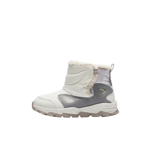 Antakids Детские утепленные сапоги High Top Айвори Белый / Pigeon Серый Kids