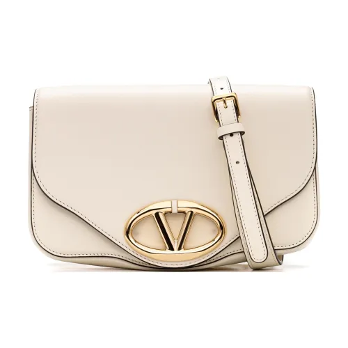 Valentino Garavani Кожа Сумка через плечо Сумка на плечо Женская Белая