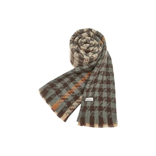 Narandu Полиэстер Трикотаж Шарфы Женские Дымчатый Зеленый