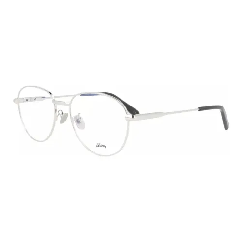 BRIONI Oval Оправы для очков Женские Серебряные