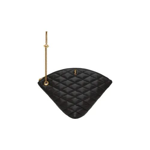 SAINT LAURENT Sade series Овчина Клатч Женские Черный
