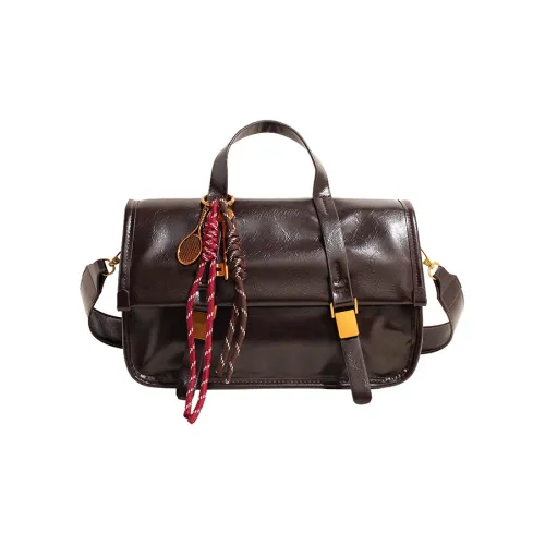 Xuan Xi ПУ (полиуретан) Сумка через плечо Сумка Обычная Женская Черная Кофейная Бургунди Коричневая