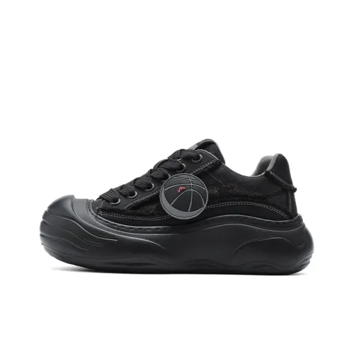 FAIRWHALE Скейтборд Кроссовки Низкие Черные Мужские