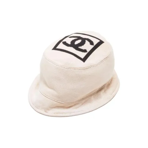 CHANEL Хлопковые Панамы Женские Бежевые