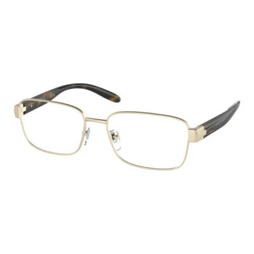 BVLGARI Прямоугольные Оправы для Очков Мужские Черепаховый