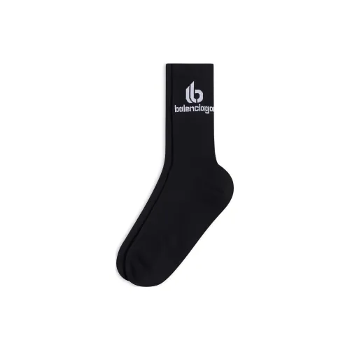 Balenciaga 1 упаковка черные мужские носки MID до икры