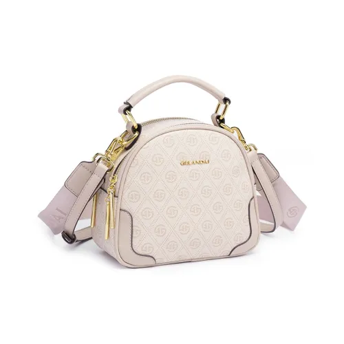 GELANDAI PVC Сумка Сумка через плечо Сумка через плечо Женская Абрикосовая