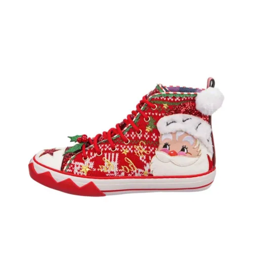 IRREGULAR CHOICE Better not Pout High Топ Кроссовки для скейтбординга Женские Red