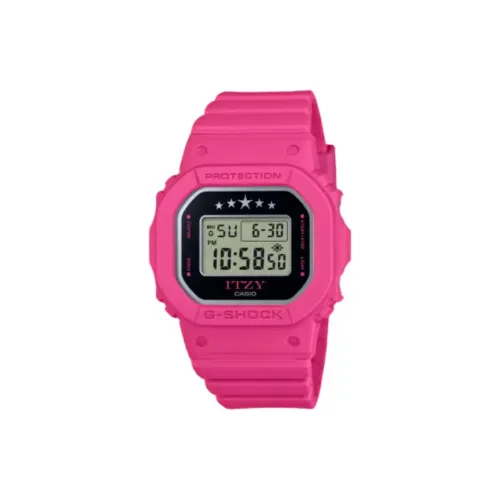 CASIO Кварцевый механизм Смольный ремешок Женские часы Серый циферблат