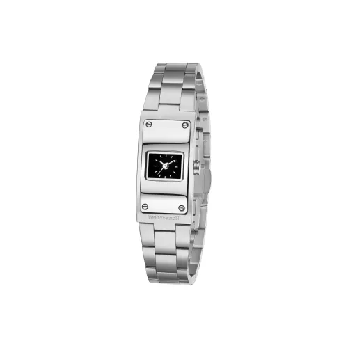 IB BENLYDESIGN Bangle Watch L60411S1 Кварцевый механизм Нержавеющий стальной ремешок Часы Женские Черный циферблат