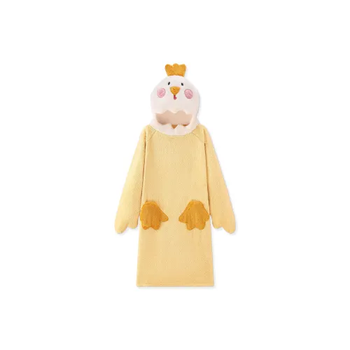 WANANNI Банные халаты Женские Желтые