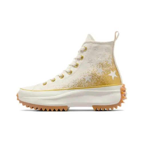 Converse Run Star Hike High Топ Кеды Женские Желтый Белый