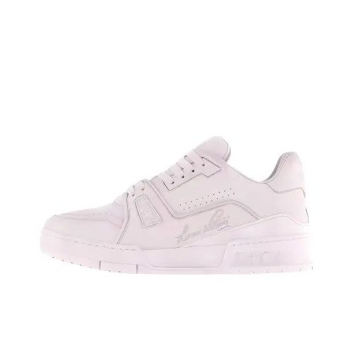 LOUIS VUITTON Тренер Low Топ Скейтборд Кроссовки Унисекс Белый