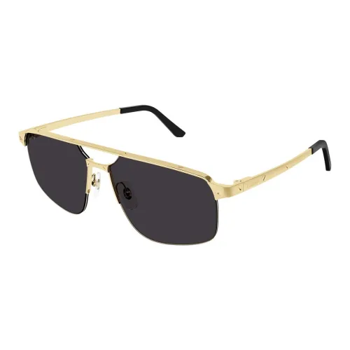 Cartier Metal Aviator Солнцезащитные очки Мужские Золотые