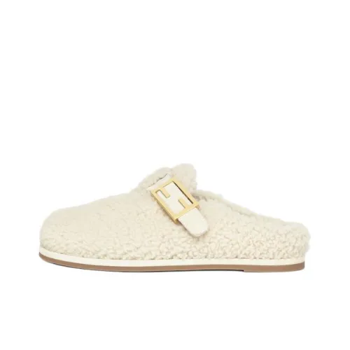 FENDI Feel Домашние тапочки Женские Белые