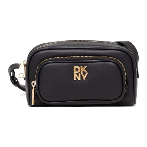 DKNY Телячья кожа Сумка через плечо Женская Черная