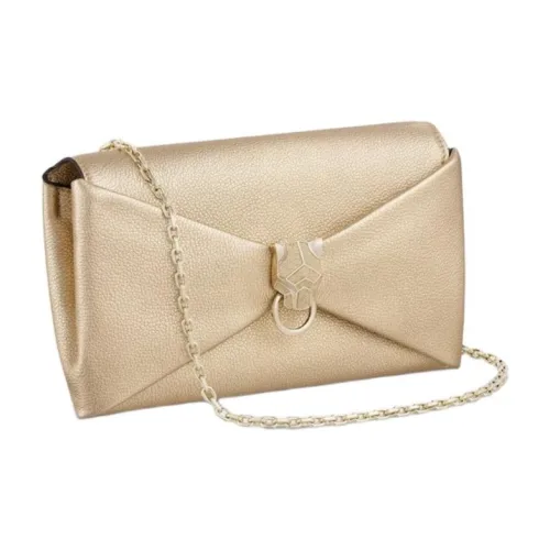 Клатч Cartier Panthère De Cartier из коровьей кожи женский золотой