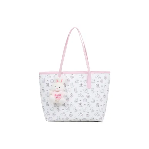 Versman ПУ (полиуретан) Матовый Тоут Сумка Сумка для покупок Сумка на плечо Женская Розовая Белая