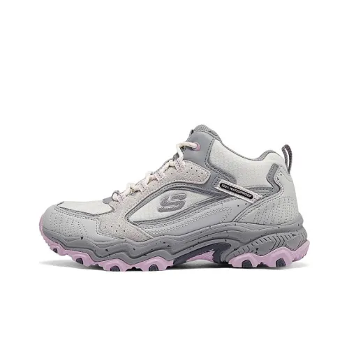 Skechers Rebound Grip Устойчивый к истиранию MID Топ Походная обувь Женская Серый Розовый