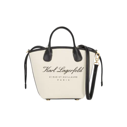 Karl Lagerfeld Хлопок Сумка через плечо Сумка Маленькая Женская Экрю