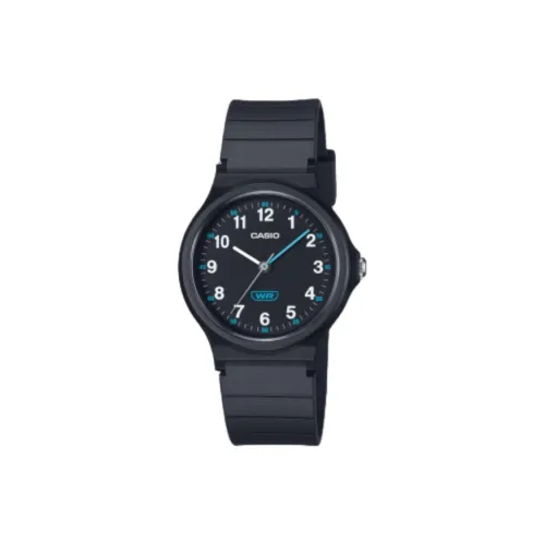 CASIO Vintage Collection L THREE Hands Кварцевый механизм Смольный ремешок Часы Унисекс Черный циферблат