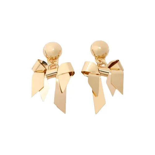 CarolinaHerrera Кубический цирконий Латунь CUBIC Циркон Серьги Женские Золото