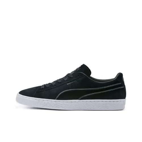 PUMA Suede Classic Low Топ Скейтборд Кроссовки Женские Серый Черный