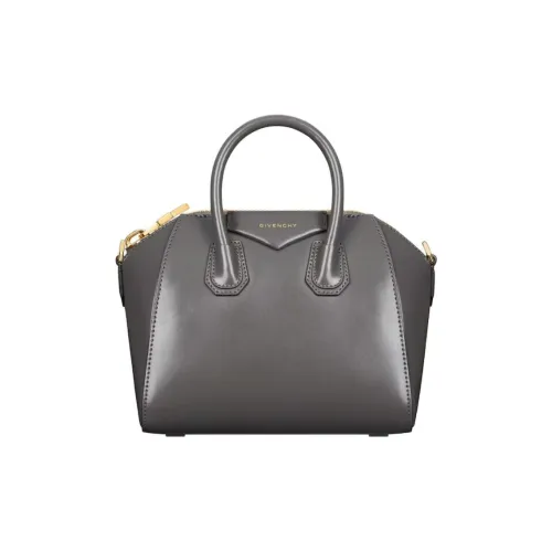 Givenchy Antigona Кожа Box Сумка через плечо Сумка Мини Женская Угольно-серый цвет