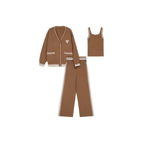 Victoria's Secret The Mix Пижамный комплект Женские Карамельный коричневый