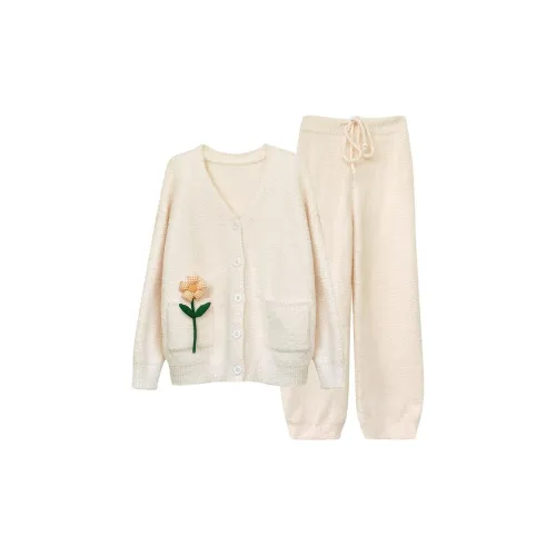 WANANNI Пижамный комплект женский светло-желтый