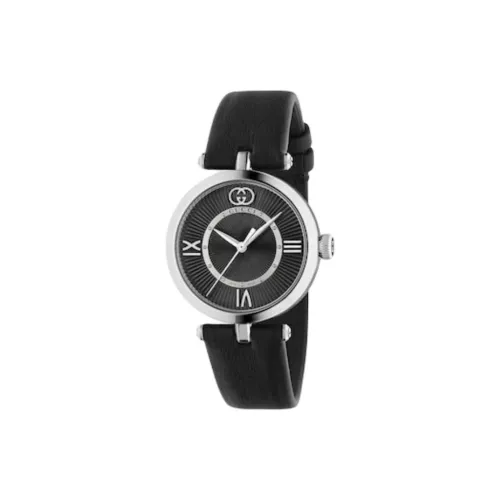 GUCCI Cruise 2025 Collection Женские часы Кварцевый механизм Кожаный ремешок 30 мм Черный циферблат