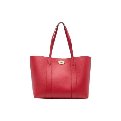 Mulberry Телячья кожа Тоут Сумка Сумка для покупок Сумка Маленькая Женская Кроваво-красная