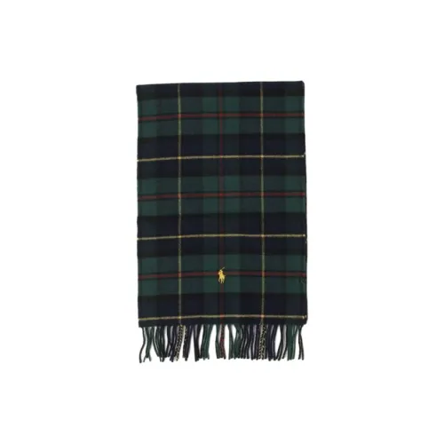 Polo Ralph Lauren Кашемир Вязаные Шарфы Мужской Темно-Зеленый