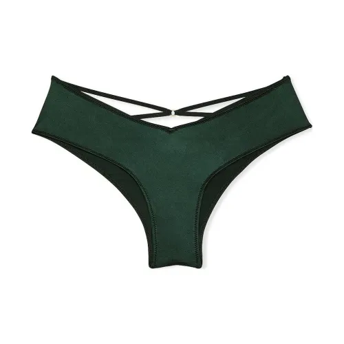 Victoria's Secret Very Sexy Smooth High Leg Cheeky Panty Botanical Green Women's Briefs 1 Pack Plant Green Виктория Секси Смоук Хай Лег Чики Панти Ботаник Зеленый Женские Трусы 1 Пачка Растение Зеленый